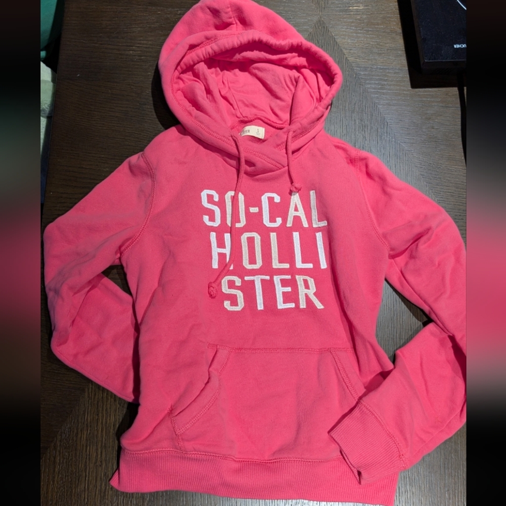 Hollister So-Cal pink hoodie size Small New